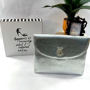 Vintage Miss Lewis 1950’s Silver Clutch/Handbag